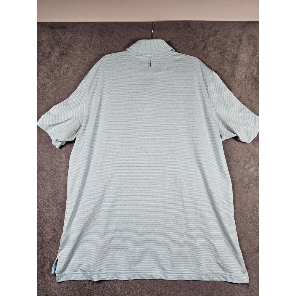 johnnie-O Lyndon Polo Mens XL Ibiza Stripe Performance Golf Shirt JMPO2010 - Picture 10 of 10